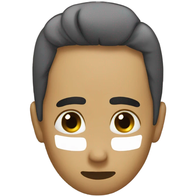 Head on head dramatic emoji