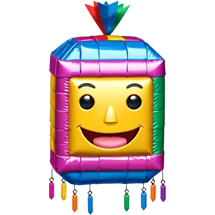   jeff koons style art SPAM pinata sculpture  emoji