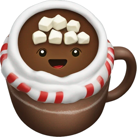 Christmas hot chocolate  emoji