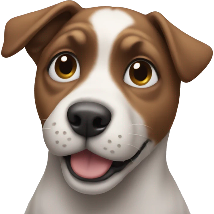Dog doing the peace sign  emoji