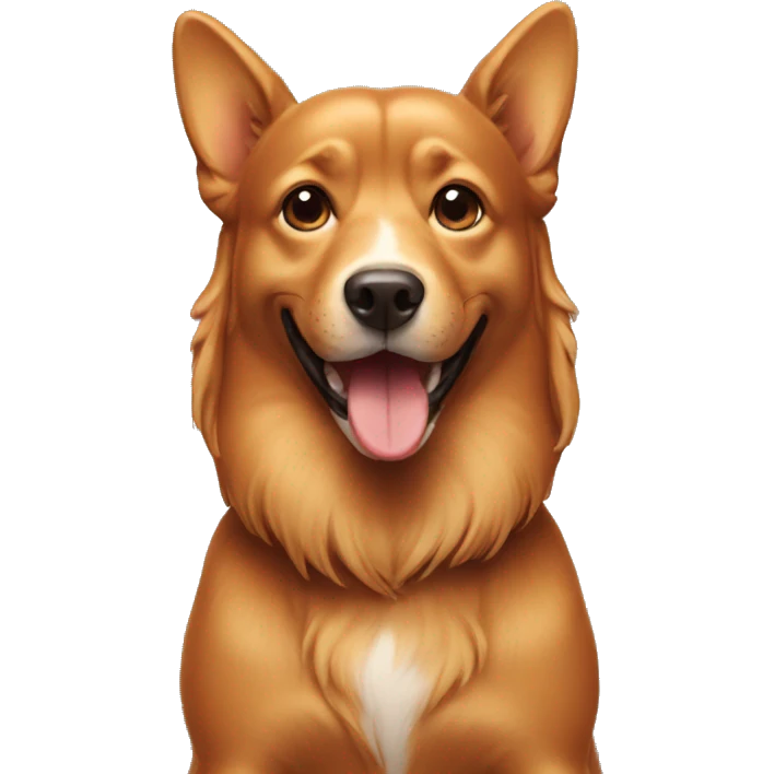 caramel dog emoji