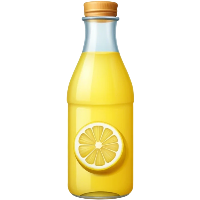 Lemon juice bottled emoji