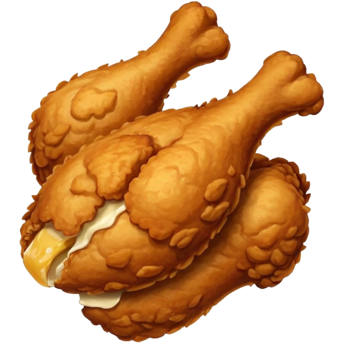 Fried chicken emoji