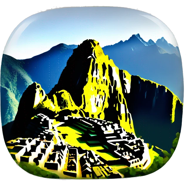 Machu Picchu mountain  emoji