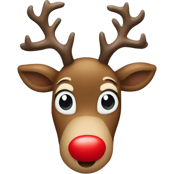 Red Nosed Reindeer emoji