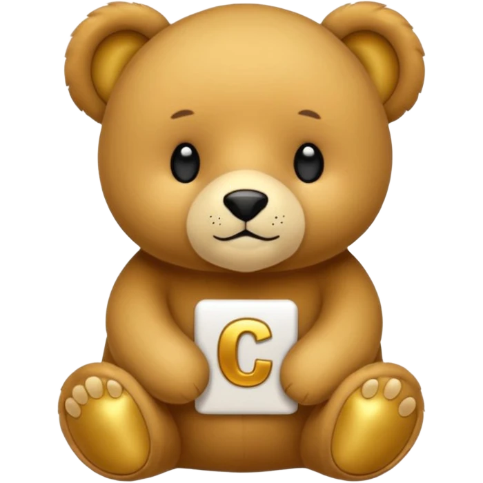 Osito con letta c al lado emoji