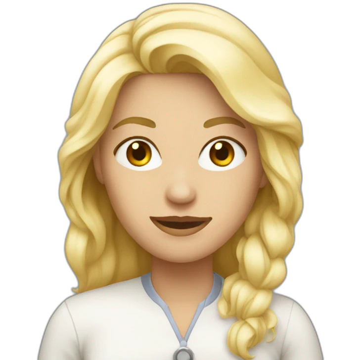 Une femme blande emoji