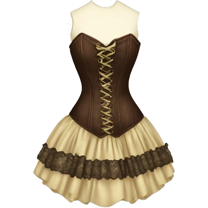 Beautiful vintage corset dress  emoji