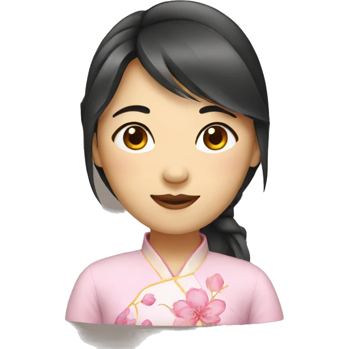 Chinese woman emoji
