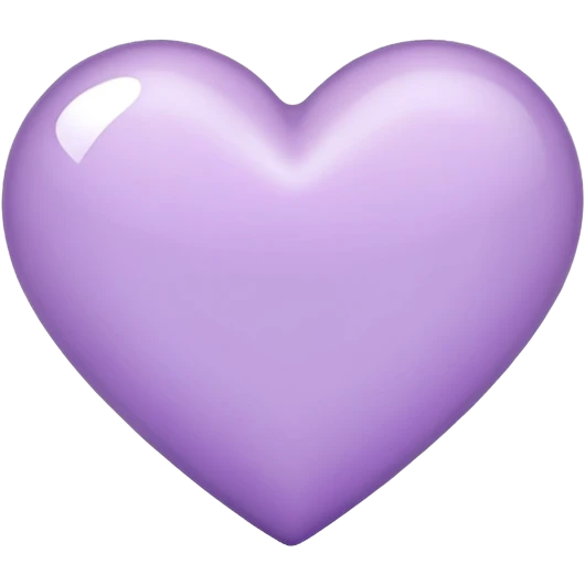light purple small heart emoji
