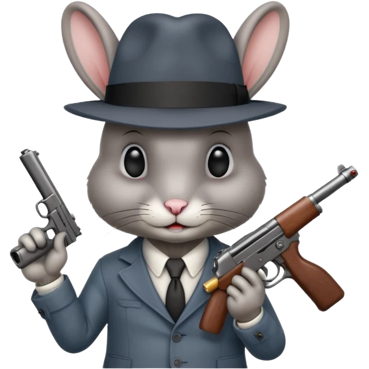 Rabbot gangster  emoji