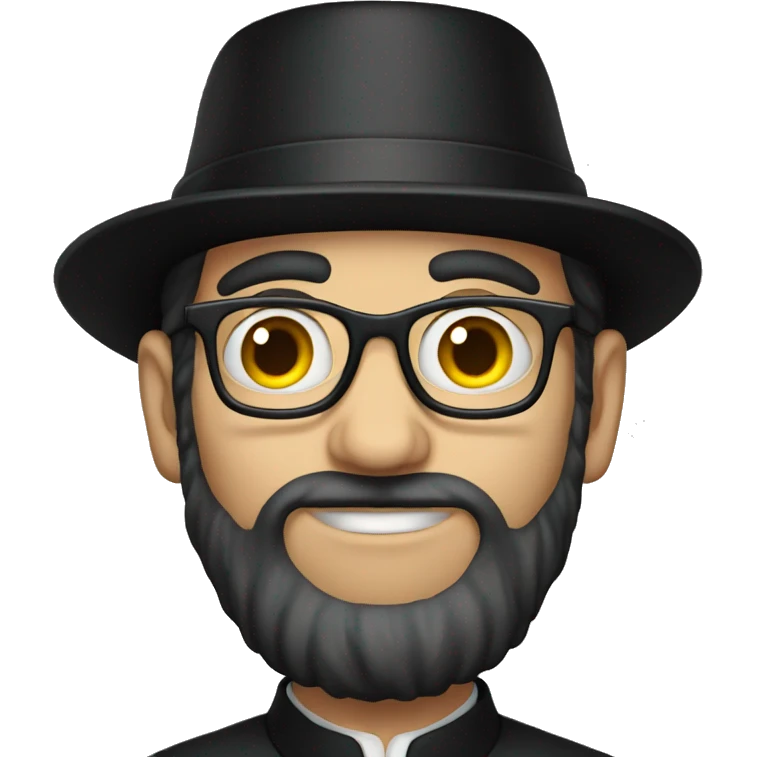 Orthodox Jew nerd emoji
