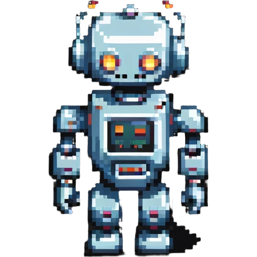 retro robot emoji