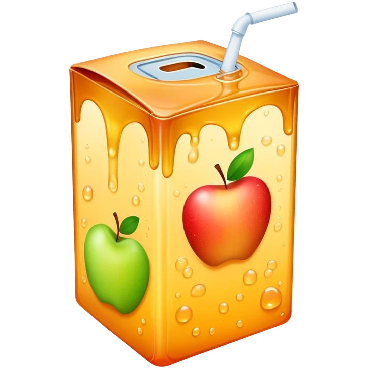 Apple juice box emoji