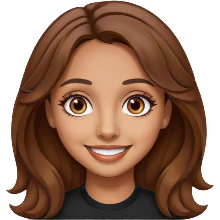Jade Thirlwall brown eyes, brown hair emoji