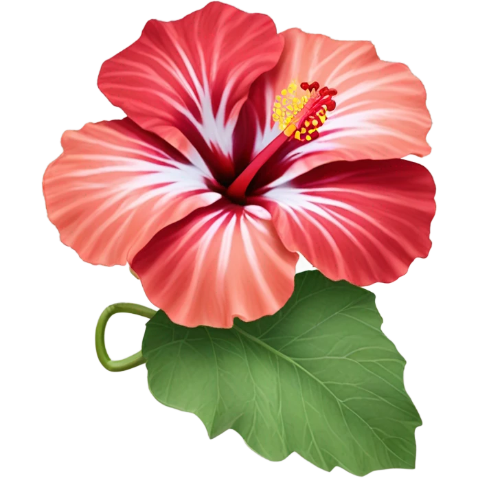 Hibiscus flower emoji