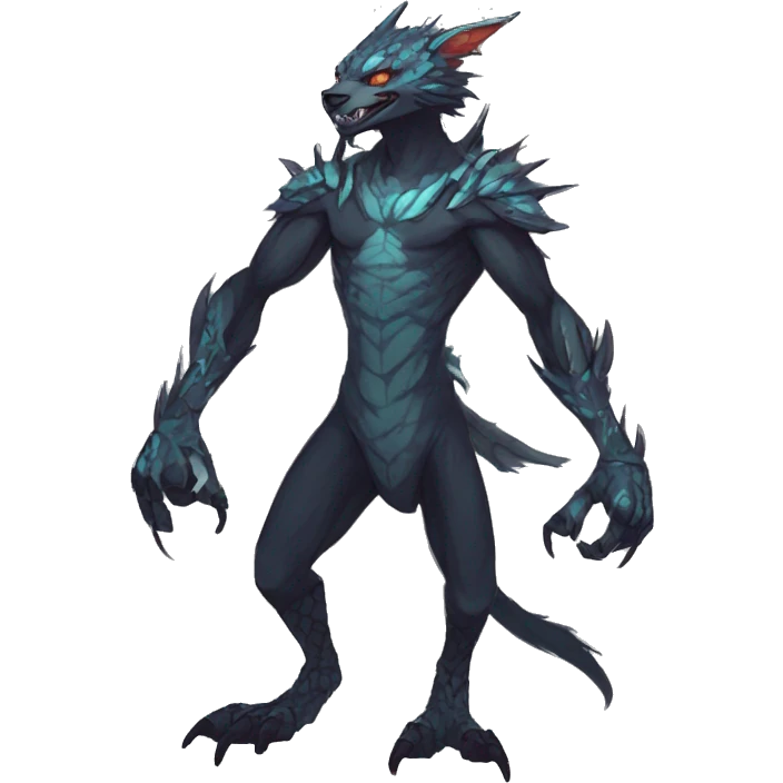 Cool Edgy Vernid species by LiLaiRa full body emoji