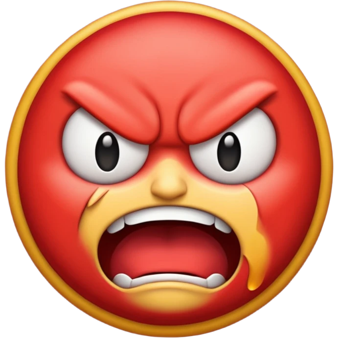 emoji showing anger emoji