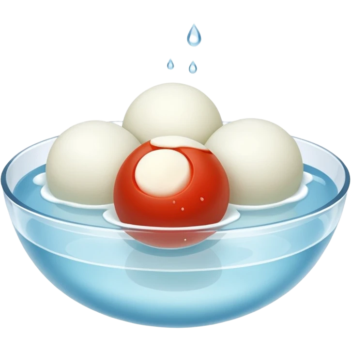 3 mozzarelle con un po di acqua emoji