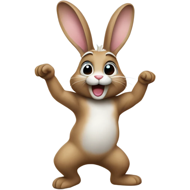 Bunny dancing  emoji