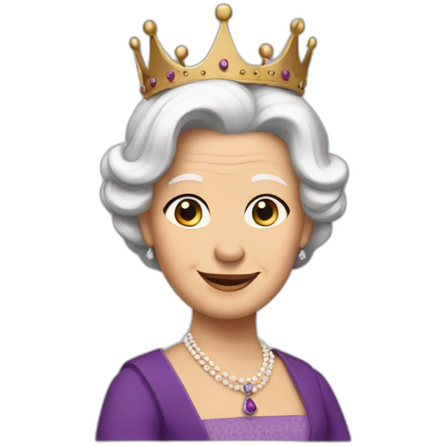 elizabeth the queen emoji