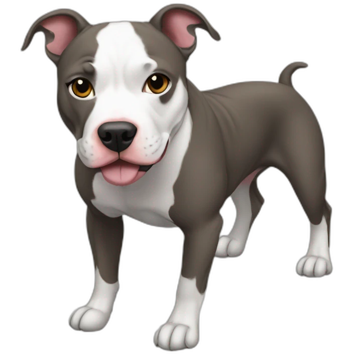 ramper pitbull as a pitbull emoji