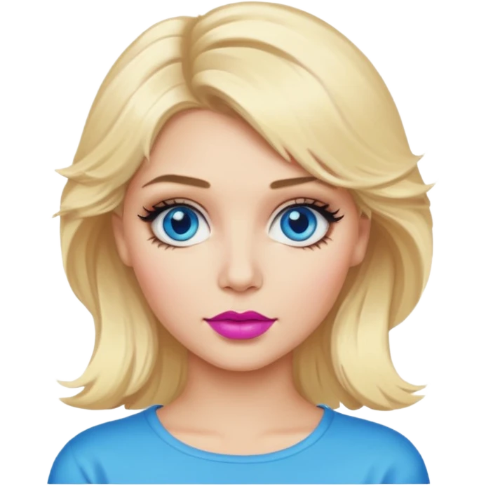 Blondie in the 80s emoji