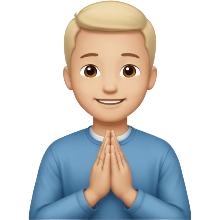 🧔🏻🙏🏻 😃 emoji