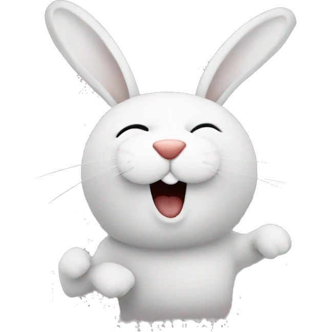 Rabit and lignting emoji