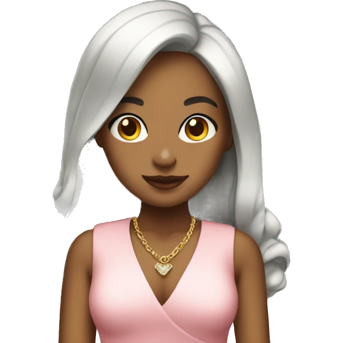 Rich girl  emoji