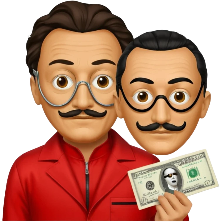 Tokyo in Money Heist TV show emoji