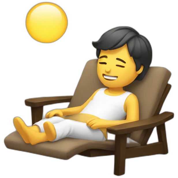 relaxing emoji