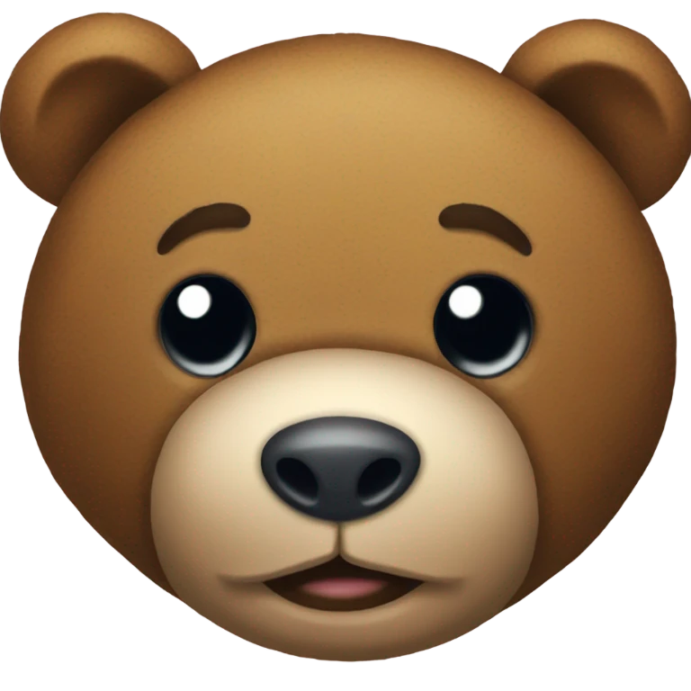 Brown Teddy bear emoji