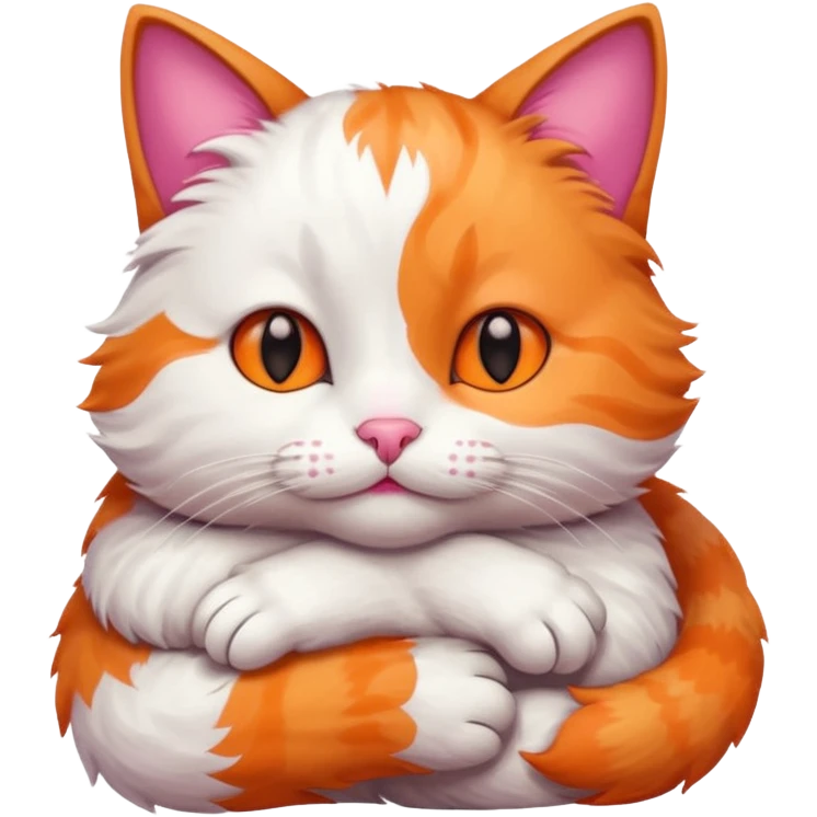 cat hug emoji