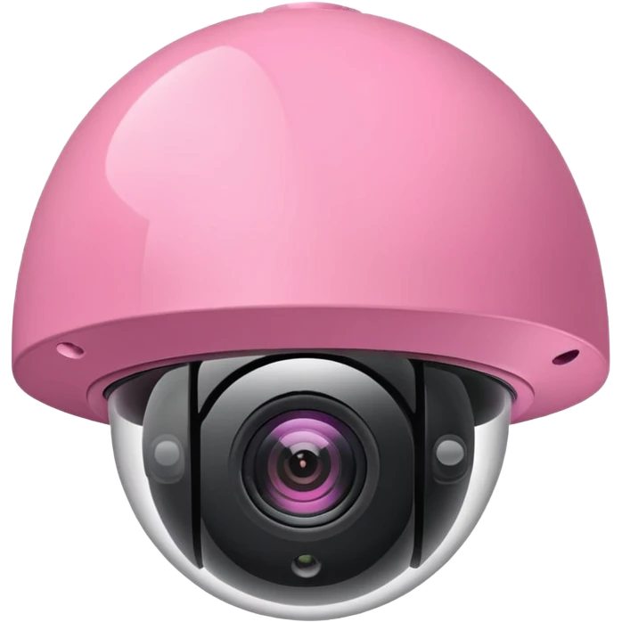 Security Camera pink  emoji