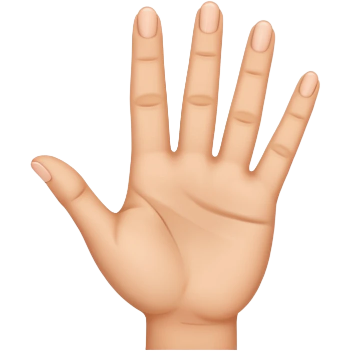 3 fingers emote one hand emoji