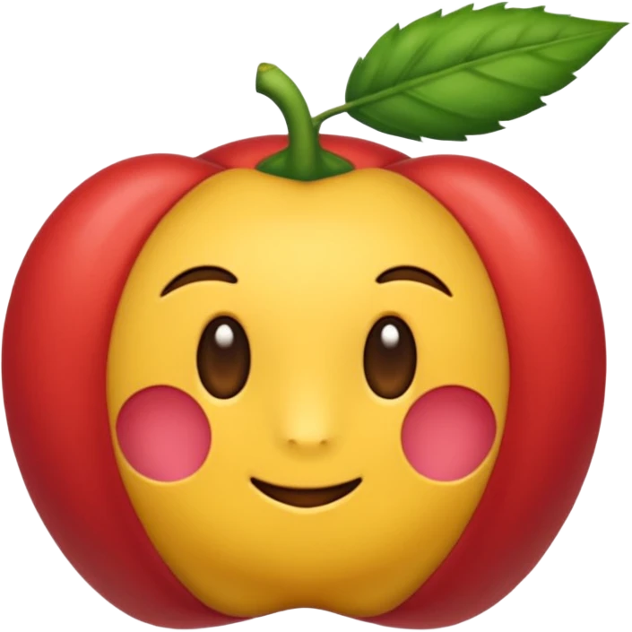 Смайлик розочки emoji