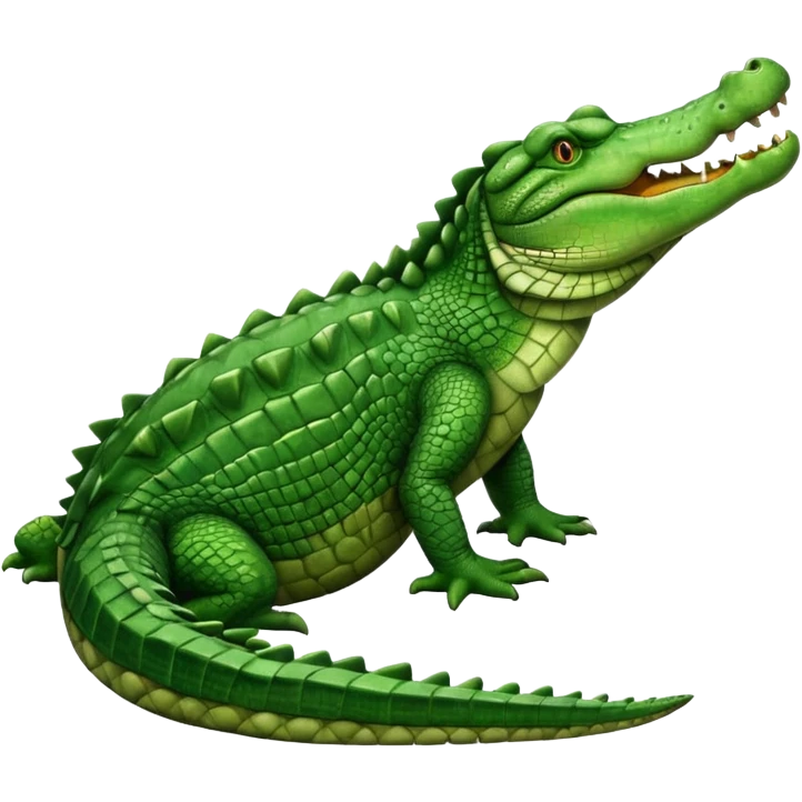 crocodile side view emoji
