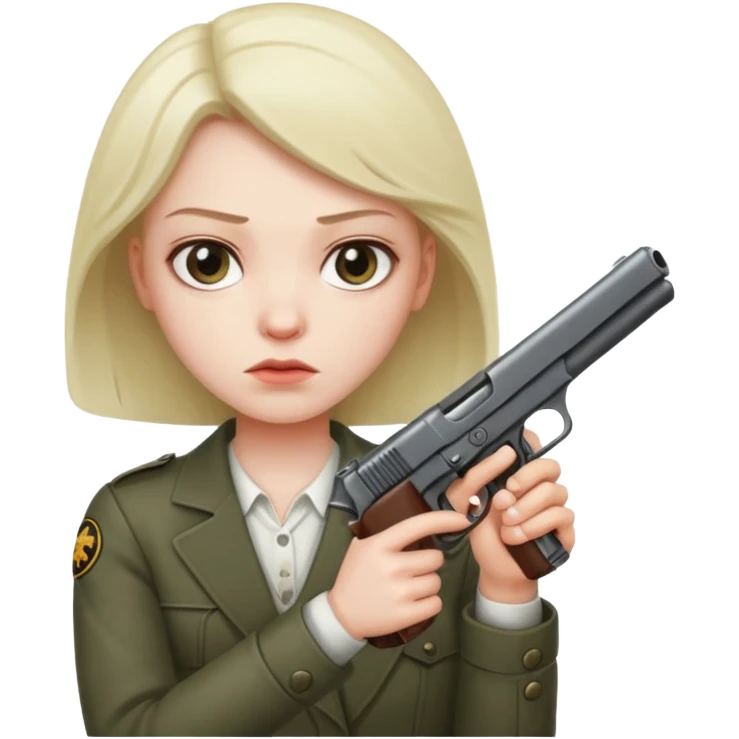 Killing himself with a gun emoji