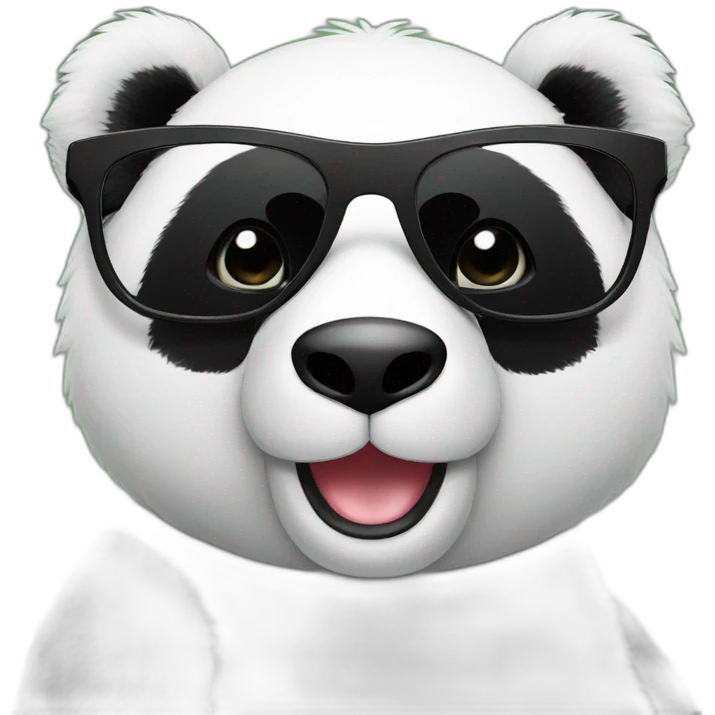 panda sunglasses emoji