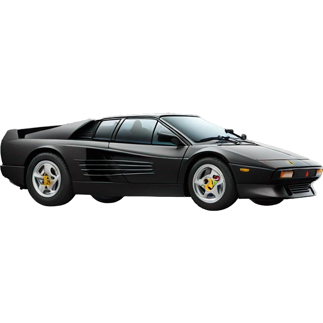 one lamborghini testarossa emoji