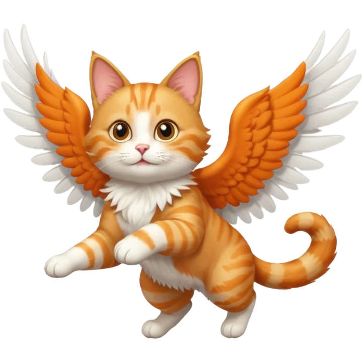 Un gato volador emoji