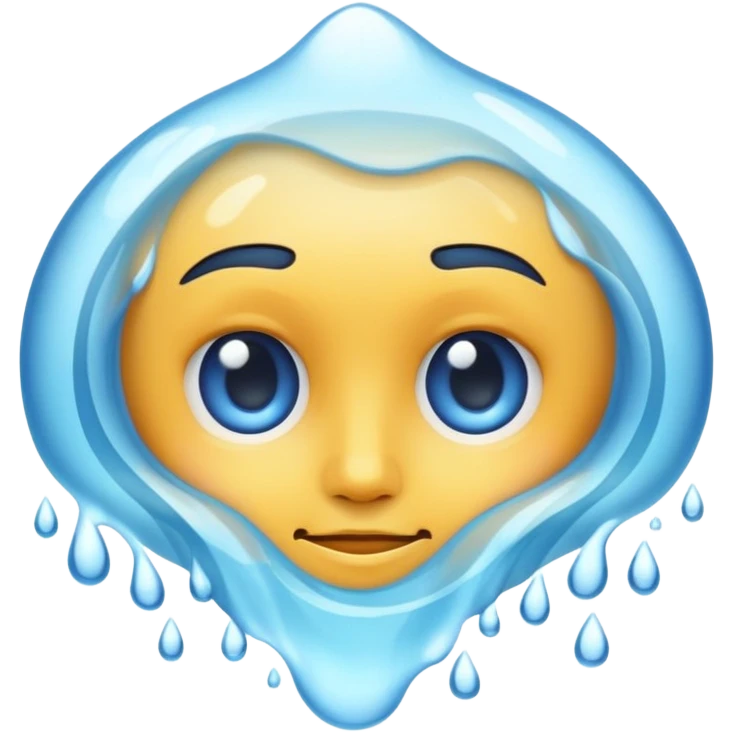 Face waterfall emoji