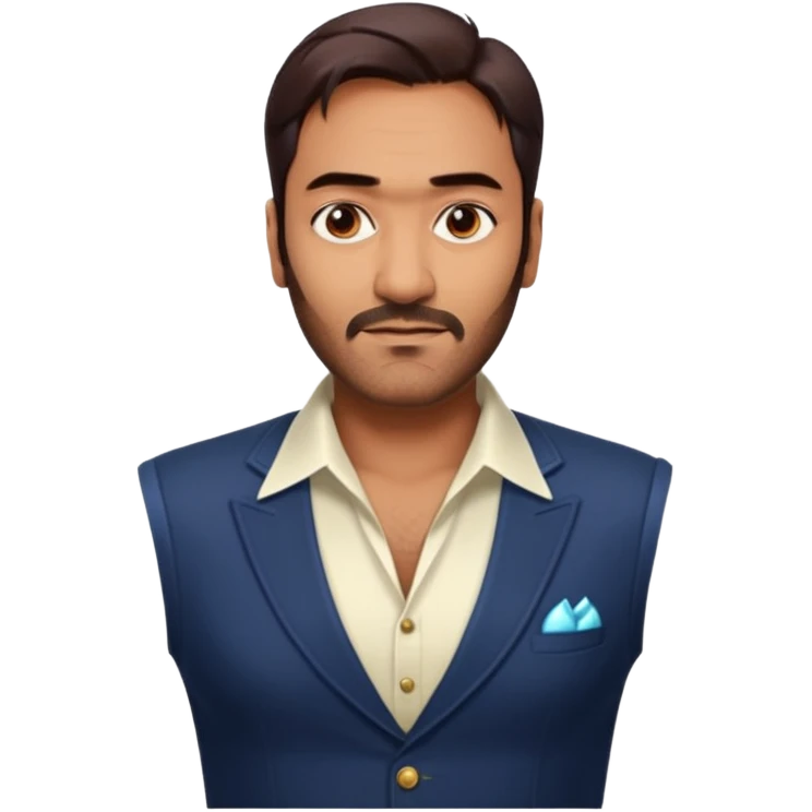 generate a pretty bratz ajay devgn emoji