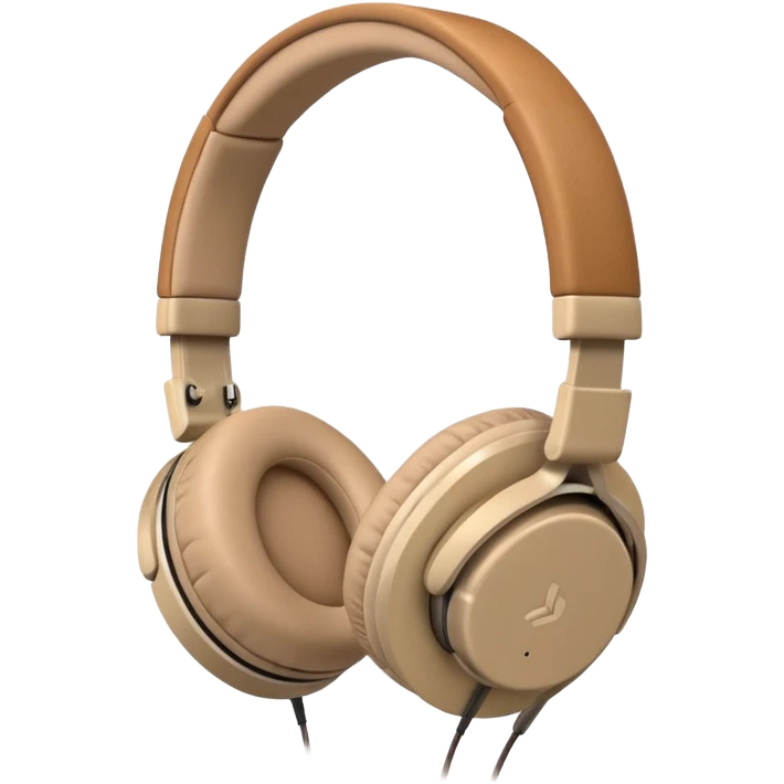 beige sony headphones emoji