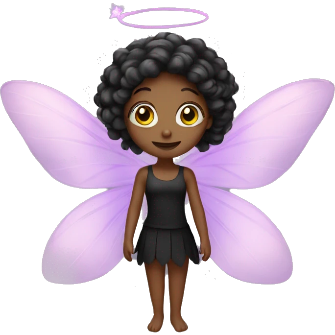 fairy in black emoji
