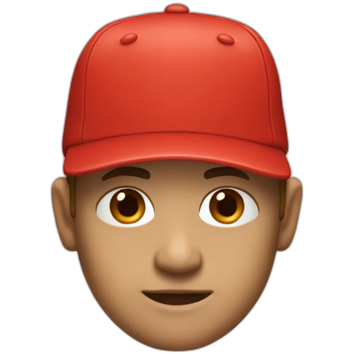 Red-cap emoji