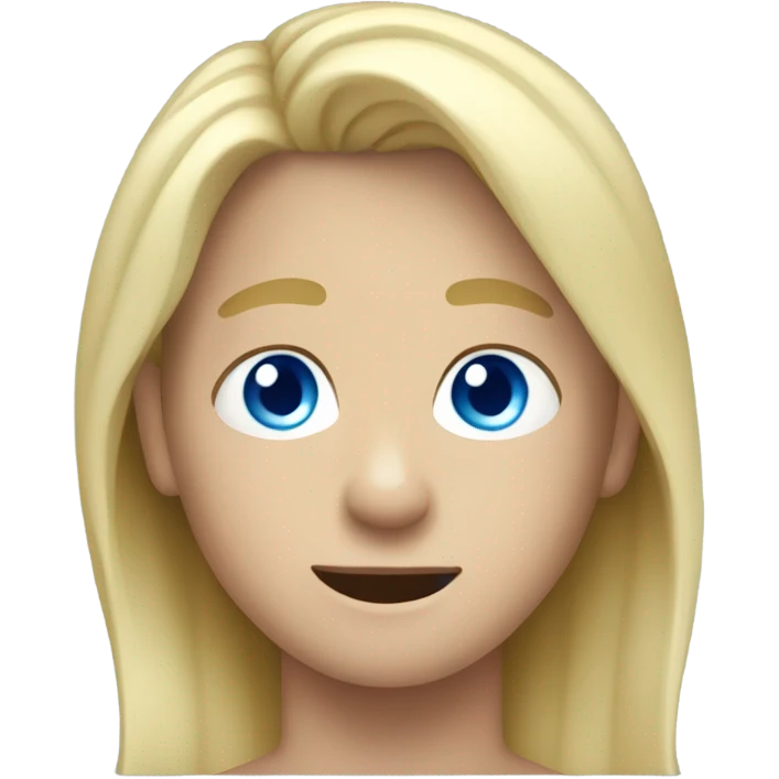 boy with blonde hair and blue eyes surfing emoji