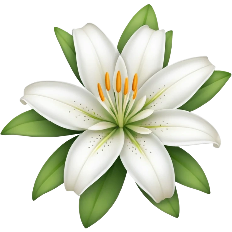 Lily flower  emoji