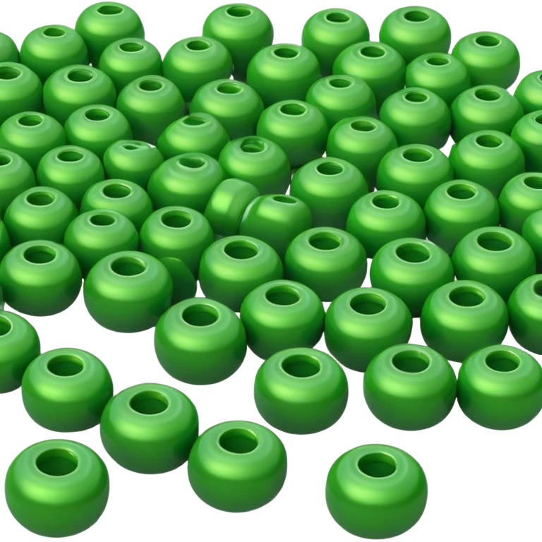 green beads emoji